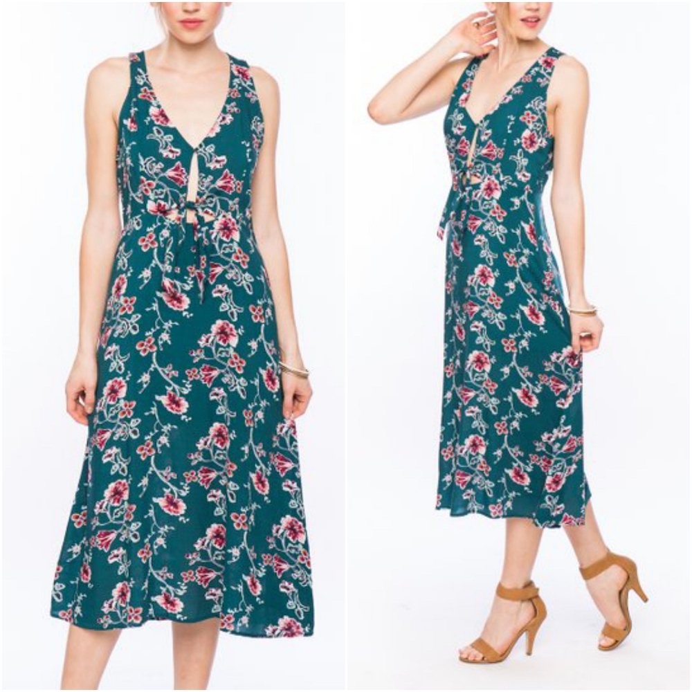 Lumiere Floral Midi Dress